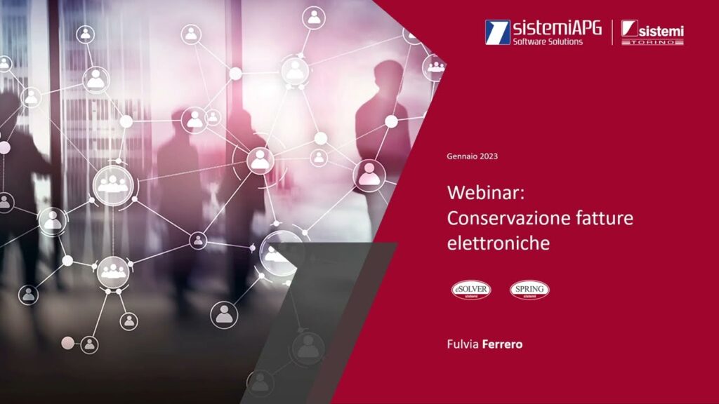 conservazione fatture elettronic 1 - Sistemi APG
