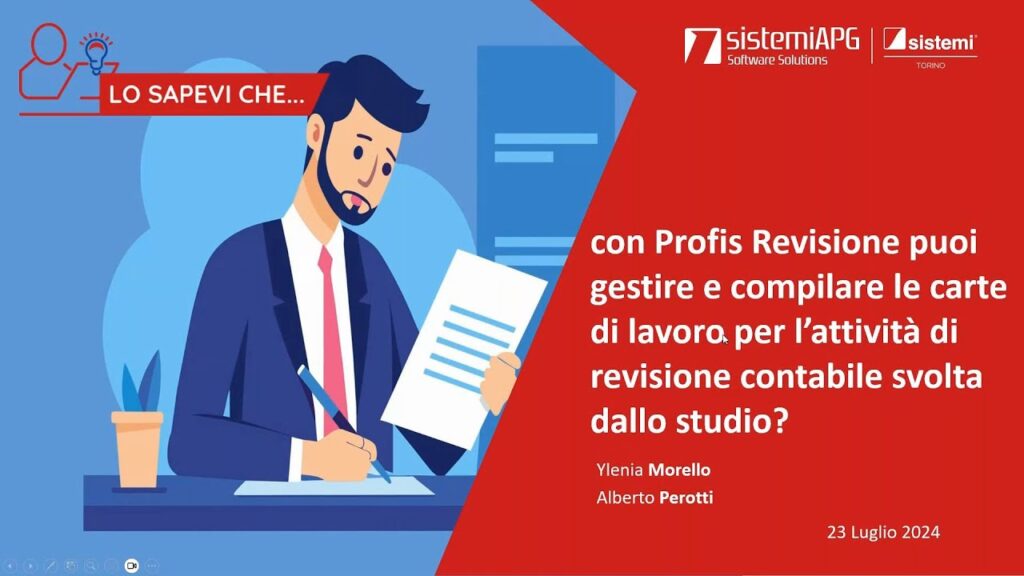 lo sapevi che profis revisione 1 - Sistemi APG