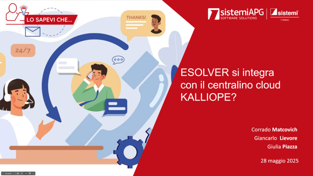 Lo Sapevi Che kalliope - Sistemi APG